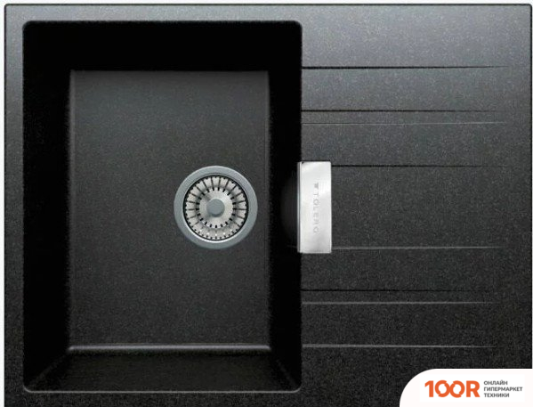Кухонная мойка Tolero TL-650 (УГОЛЬ) (138580)