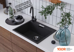 Кухонная мойка Tolero TL-580 (УГОЛЬ) (138575)