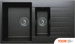 Кухонная мойка Tolero R-118 (УГОЛЬ) (138559)