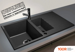 Кухонная мойка Tolero R-118 (УГОЛЬ) (138559)