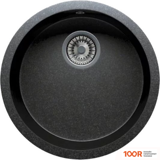 Кухонная мойка Tolero R-104 (УГОЛЬ) (138508)