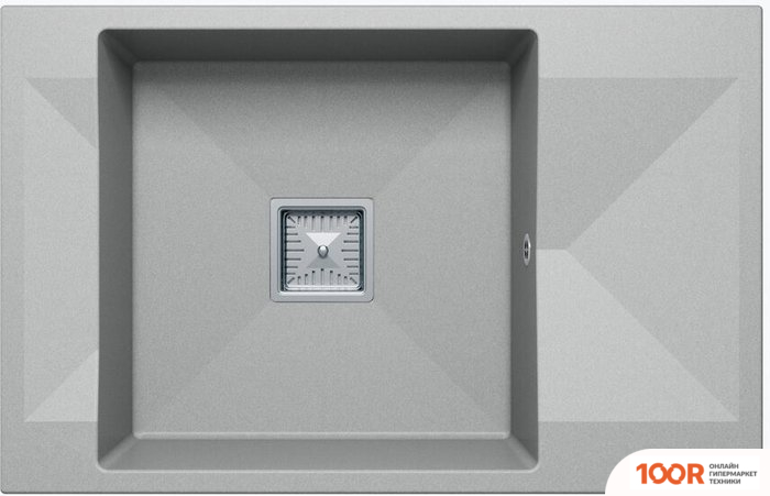 Кухонная мойка Tolero BLADE-780 (ПЛАТИНА) (138499)