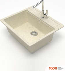 Кухонная мойка Teymi HELMI 57X50 T120108 (БЕЖЕВЫЙ МАТОВЫЙ) (138473)