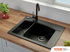 Кухонная мойка Teknoven TOP TO-CM15-BA 62X49 (ЧЕРНЫЙ) (138465)