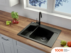 Кухонная мойка Teknoven TOP TO-CM15-BA 62X49 (ЧЕРНЫЙ) (138465)