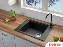 Кухонная мойка Teknoven START MAX STX-CM10-BA 62,2X50,0 (ЧЕРНЫЙ) (138462)