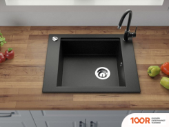 Кухонная мойка Teknoven START MAX STX-C10-BA 62,2X50,0 (АНТРАЦИТ) (138461)