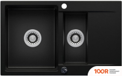 Кухонная мойка Teknoven COMO CO-CM15-KA 79X49 (ЧЕРНЫЙ) (138456)