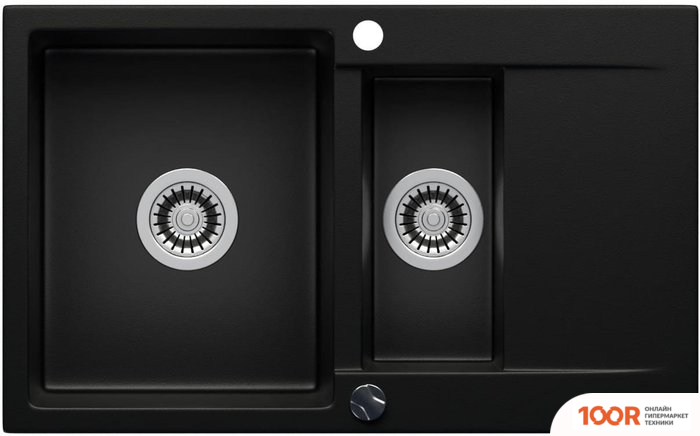 Кухонная мойка Teknoven COMO CO-CM15-KA 79X49 (ЧЕРНЫЙ) (138456)