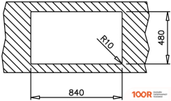 Кухонная мойка TEKA UNIVERSE 50 T-XP 1B 1D MAX POLISHED (138438)