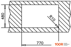 Кухонная мойка TEKA UNIVERSE 45 T-XP 1B 1D POLISHED (138436)