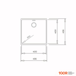 Кухонная мойка TEKA RADEA R10 40.40 M-TG 115230048 (КАРБОН) (138380)