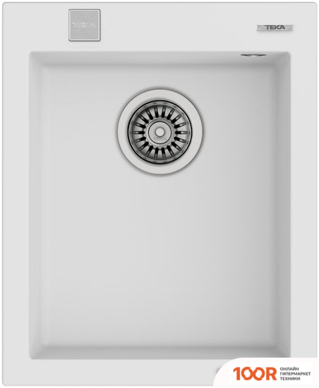 Кухонная мойка TEKA FORSQUARE 34.40 TG (АРКТИК БЕЛЫЙ) (138355)