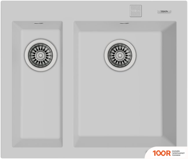 Кухонная мойка TEKA FORSQUARE 2B 590 TG (АРКТИК БЕЛЫЙ) (138350)