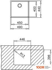 Кухонная мойка TEKA BE LINEA RS15 45.40 (138316)