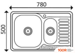 Кухонная мойка Stellar S878502MD 18 СМ (138288)