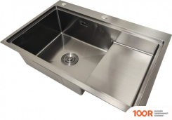 Кухонная мойка Stellar S6550NB-TU-L (НАНО ЧЕРНЫЙ, С ДОСКОЙ) (138276)