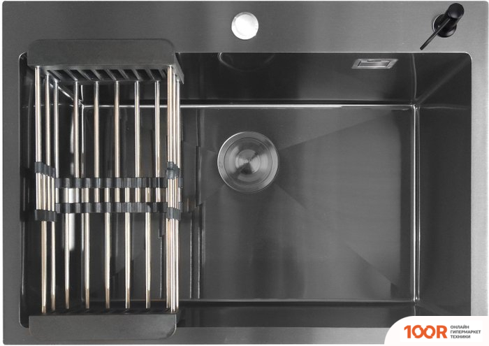 Кухонная мойка Stellar EVIER E7050NB (ГРАФИТ) (138250)