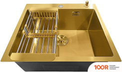 Кухонная мойка Stellar DECOR S6050GL-D (ЗОЛОТО) (138207)
