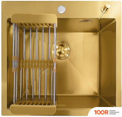 Кухонная мойка Stellar DECOR S5550GL-D (ЗОЛОТО) (138206)