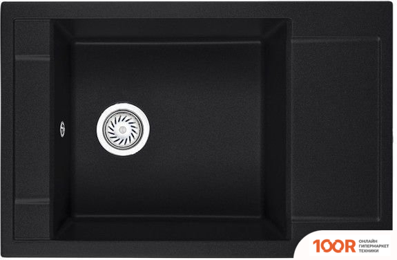 Кухонная мойка Stellar 7806 20 СМ (ЧЕРНЫЙ) (138188)