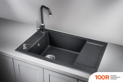 Кухонная мойка Stellar 7806 20 СМ (ЧЕРНЫЙ) (138188)