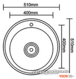 Кухонная мойка Stellar 510D 16 СМ (138156)