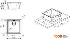 Кухонная мойка Smeg VZP45CT (138134)