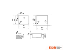 Кухонная мойка Smeg VFU50SFR (138097)