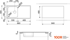 Кухонная мойка Smeg LYP861D (138061)