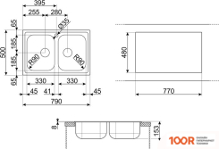 Кухонная мойка Smeg LYP792 (138060)