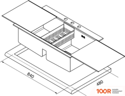 Кухонная мойка Smeg LQVB8622 (138044)