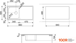 Кухонная мойка Smeg LPR861 (138042)