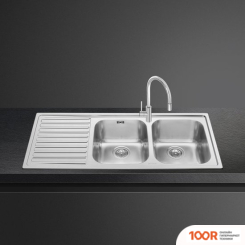 Кухонная мойка Smeg LL116S-2 (138021)