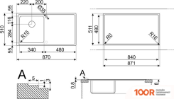 Кухонная мойка Smeg LFT861S (138010)