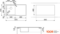 Кухонная мойка Smeg LFT861D (138009)
