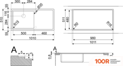 Кухонная мойка Smeg LFT100D (138002)