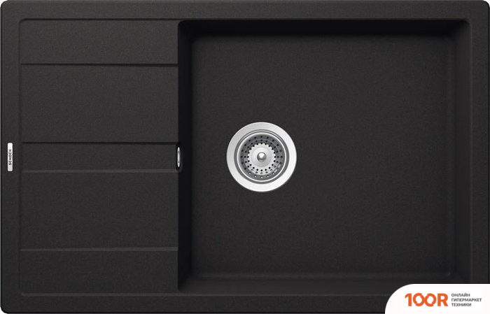 Кухонная мойка Schock OPTIMA 60D MAX CRISTALITE (ОНИКС) (137892)