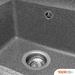 Кухонная мойка Saniteco ROSA (ГРАФИТ С СИФОНОМ) (137721)