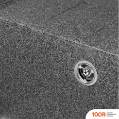 Кухонная мойка Saniteco ROSA (ГРАФИТ С СИФОНОМ) (137721)