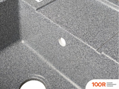 Кухонная мойка Saniteco FORTIS (ГРАФИТ С СИФОНОМ) (137673)