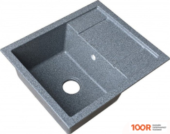 Кухонная мойка Saniteco FORTIS (ГРАФИТ С СИФОНОМ) (137673)