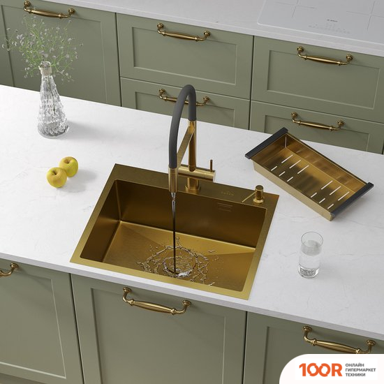 Кухонная мойка Roxen SIMPLE 560220-60G (137571)