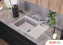 Кухонная мойка Quartz Bond 740 (ПЛАТИНА) (137549)