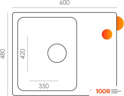 Кухонная мойка Quartz Bond 600 (ЛЕН) (137533)