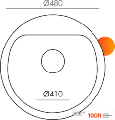 Кухонная мойка Quartz Bond 480 (ТУМАН) (137522)