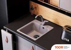 Кухонная мойка Quartz Bond 430 (УГОЛЬ) (137516)