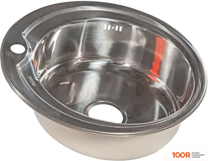 Кухонная мойка Premial PL 510 (ПОЛИРОВАННАЯ, 0.8 ММ) (137499)