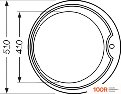 Кухонная мойка Premial PL 510 (ПОЛИРОВАННАЯ, 0.8 ММ) (137499)