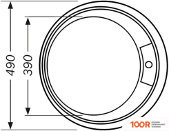 Кухонная мойка Premial PL 490 (ПОЛИРОВАННАЯ, 0.8 ММ) (137495)
